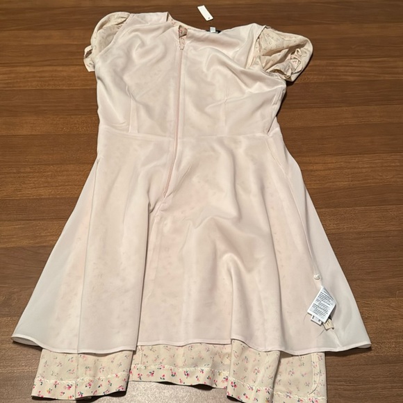 Madewell NWT Tie Sleeve Retro Calico Floral Print Dress vintage retro coquette - Picture 6 of 17